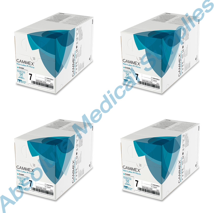 *200-Pairs* Ansell Gammex Polyisoprene PF PI Micro PI-KARE Size-7 Glove 20685970