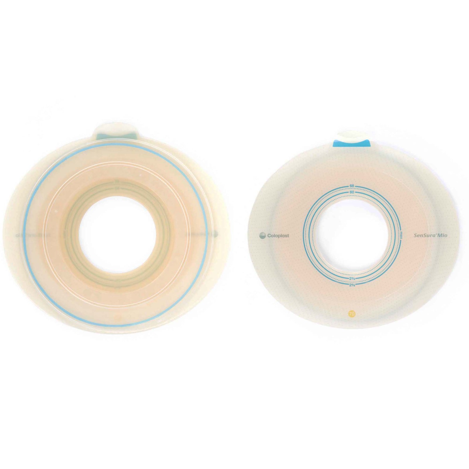 Coloplast SenSura Mio Flex Ostomy Barrier, 50 mm Stoma Opening, Yellow Color Mat