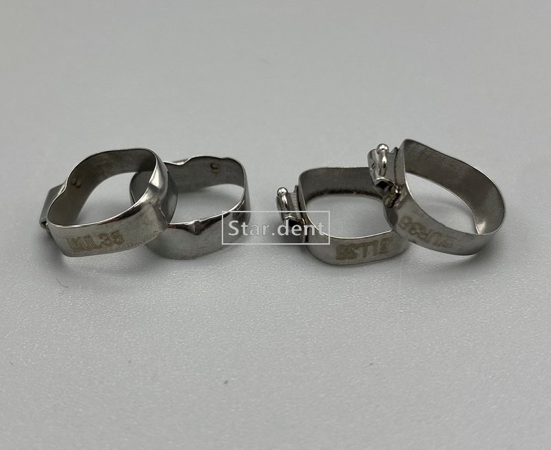 Dental Orthodontic Molar Bands Ortho Buccal Tubes Roth 022 U1/L1 Size #29-44+