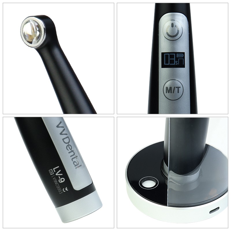 Dental LED Curing Light 1 Second Photopolymerizer Resin Cure Lamp 3200mW/c㎡
