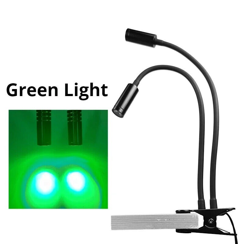 Microscope Universal Clamp Light Source Gooseneck Lamp Spotlight LED Spotlight