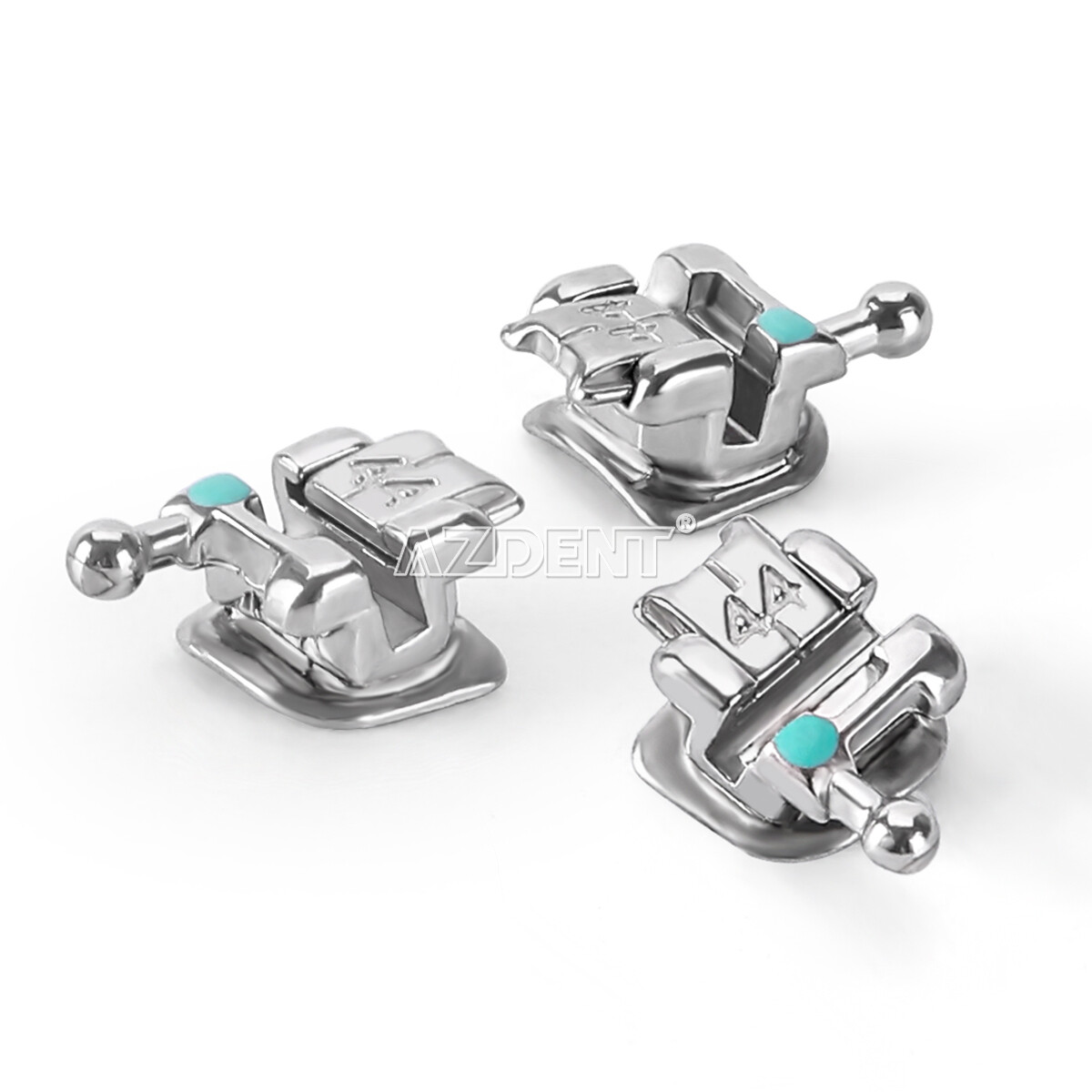 Dental Orthodontic Brackets Braces Self-Ligating Mini Roth.022 345 Hooks USA