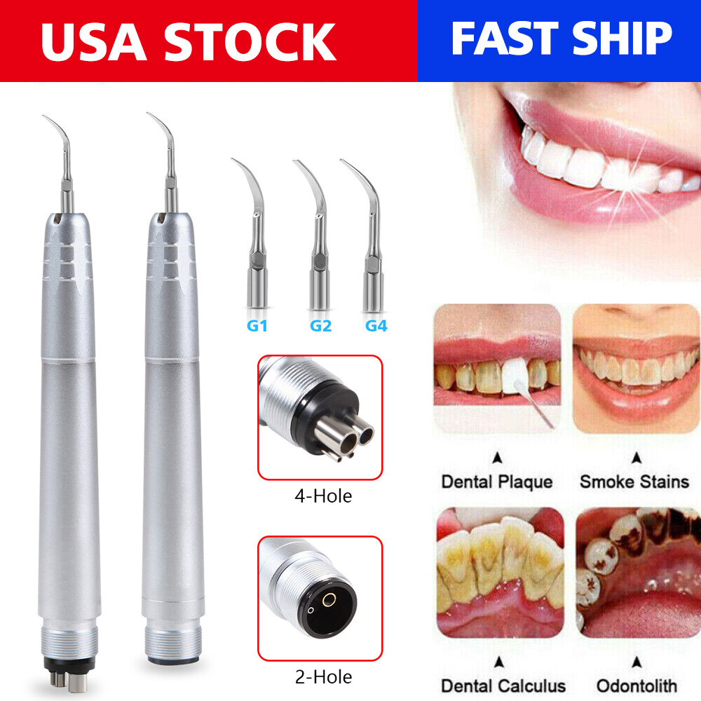 Dental pieza de Mano de Escalador de Aire Sónico+G1, G2, G4 Puntas USA