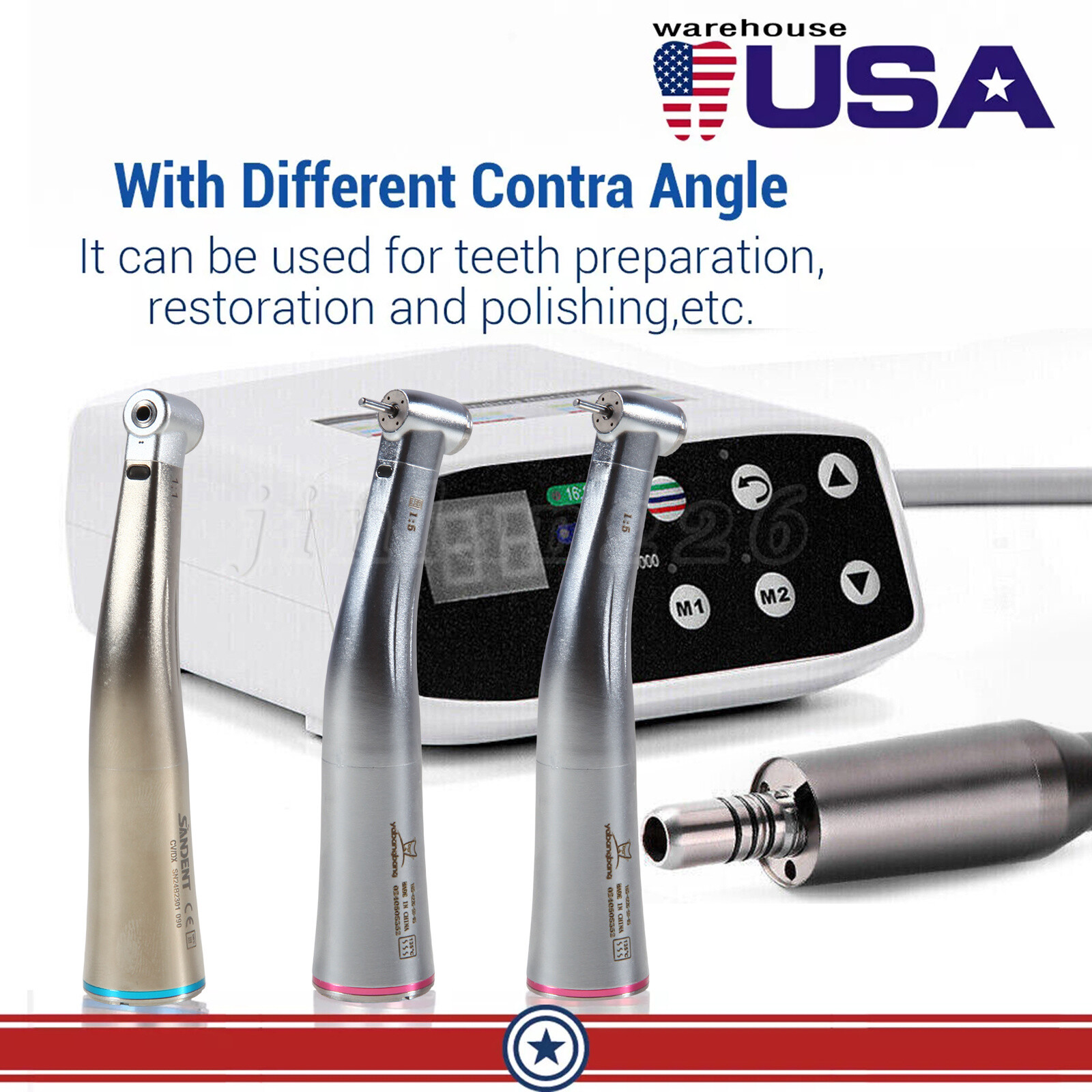 Dental Electric Motor System Clinical Micromotor 1:1 1:5 Handpiece