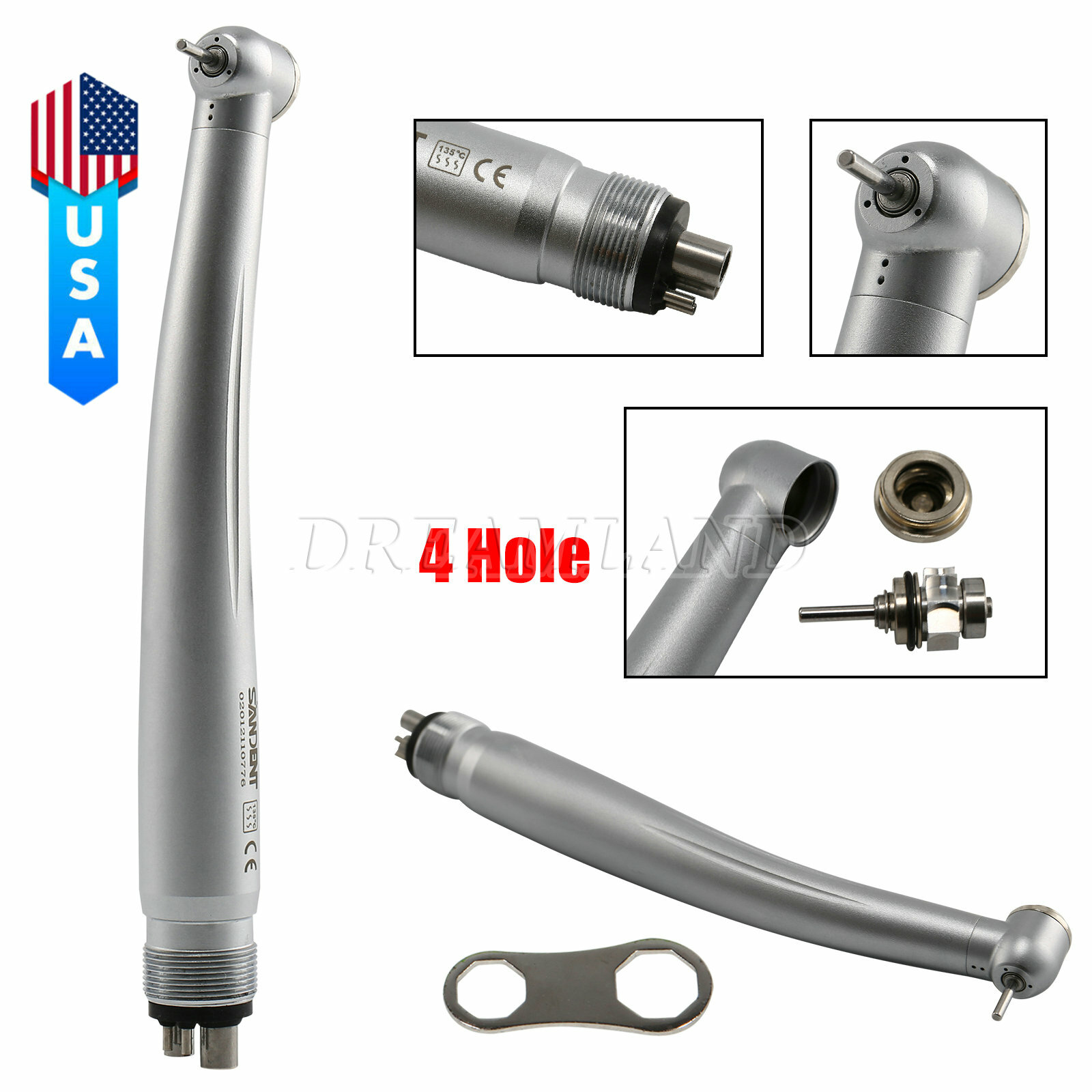 NSK Pana Style Dental High Speed Handpiece 4Hole Turbine Clean Head STNABM