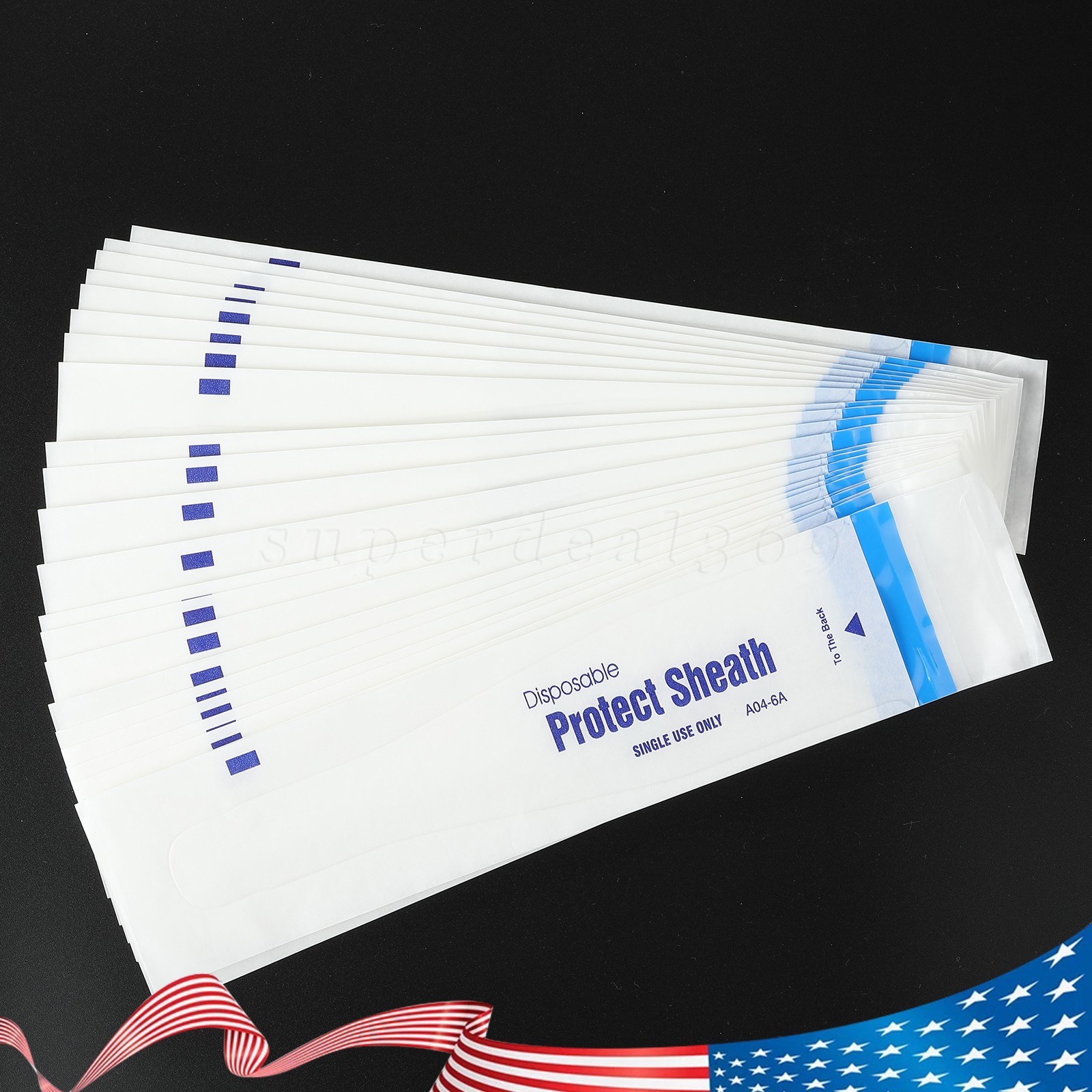 50pcs Oral Camera Protective Sleeve Sheath Cover Disposable A04-6A