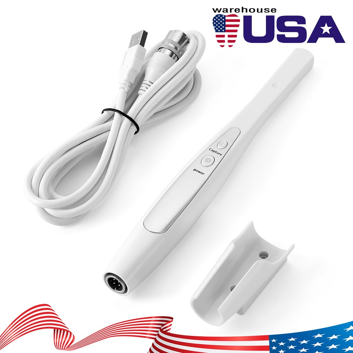 AZDENT Dental USB Imaging Intraoral Camera 6LED Auto-Focus Digital Endoscope