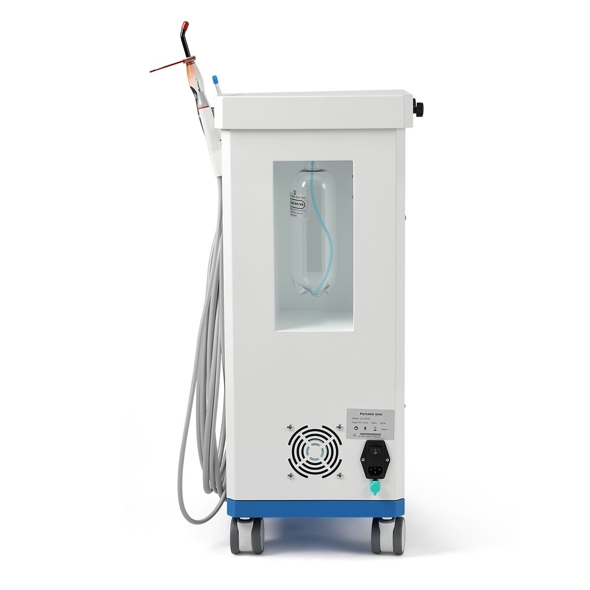 FDA Portable Dental Delivery Unit System Compressor Scaler Curing High Suction