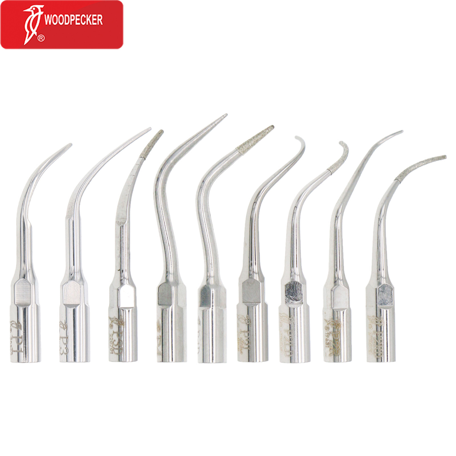 100% Woodpecker Dental Ultrasonic Piezo Scaler Tips Endo Perio SATELEC NSK EMS