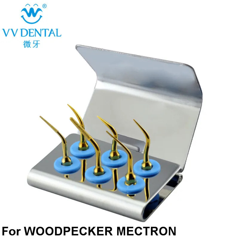 Dental Ultrasonic Piezo Bone Surgery Rhinoplasty Tips 6 Pcs Set fit Woodpecker