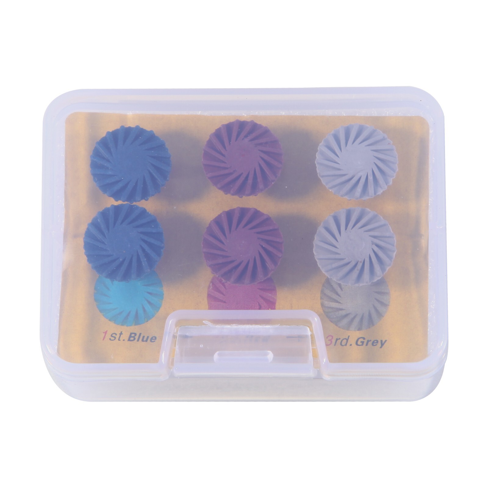6pcs/Set Dental Composite Polishing Polisher Diamond System RA Disc 14mm Wheel
