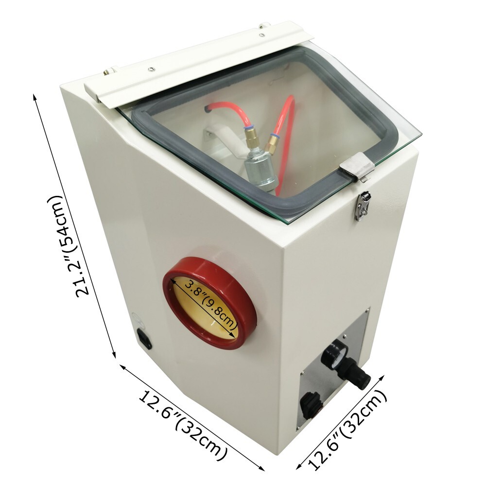 Sandblaster Dental Sand Blasting Machine Recyclable Lab Equipment 110V 25W