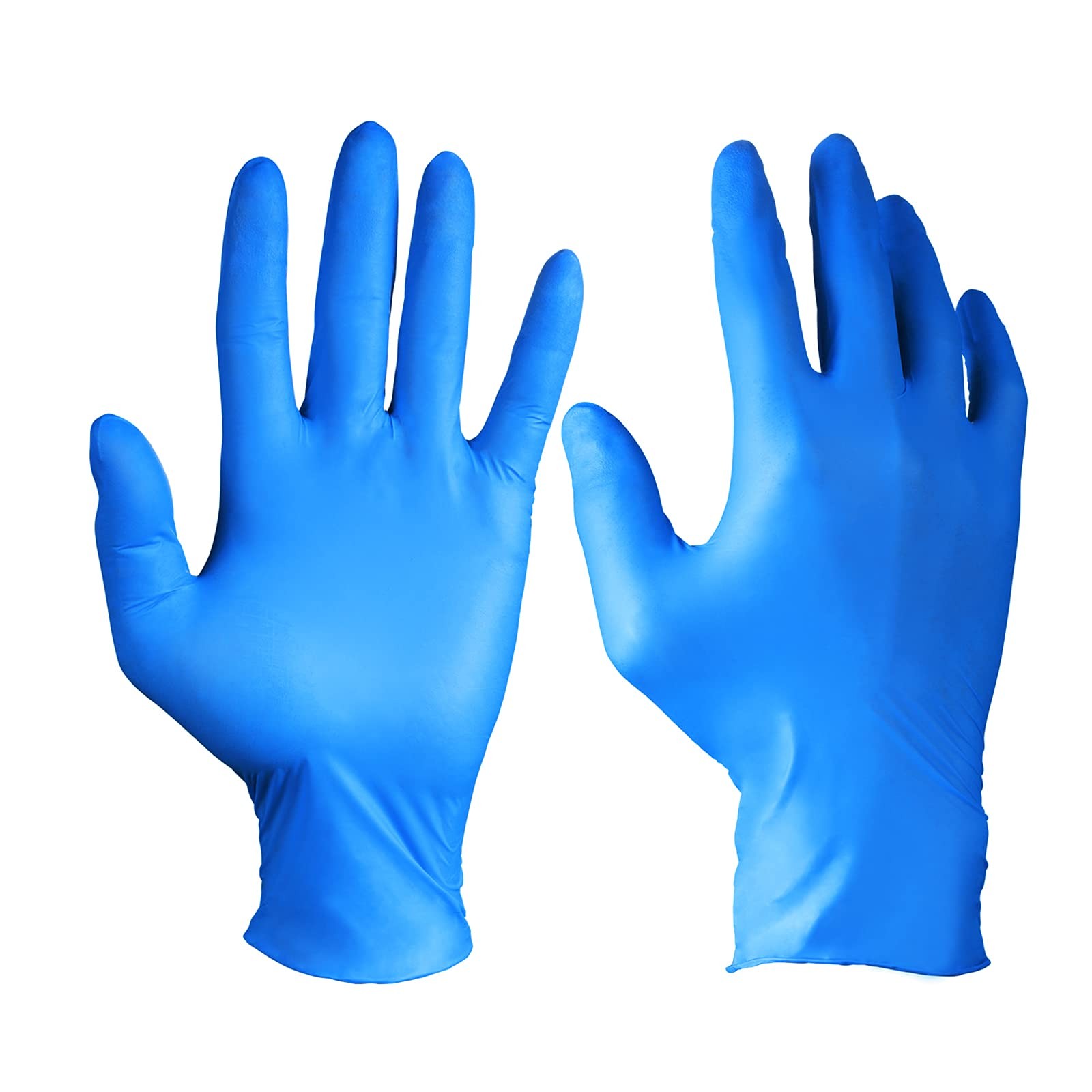 Nitrile Disposable Gloves Large 100 Pack, Powder & Latex Free, 4Mil Cleaning