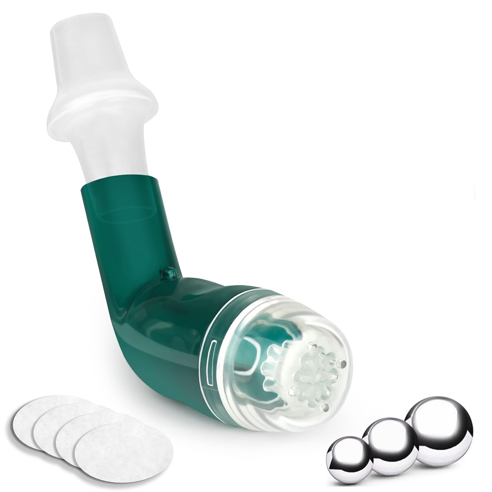 Giyosk Breathing Exercise Device: Lung Expansion, Mucus Relief, Respiratory Trai