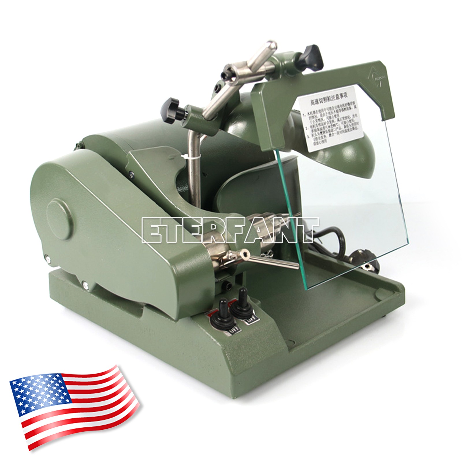 High Speed Dental Alloy Grinder Cutting Polishing Unit w/fully-automatic Spindle