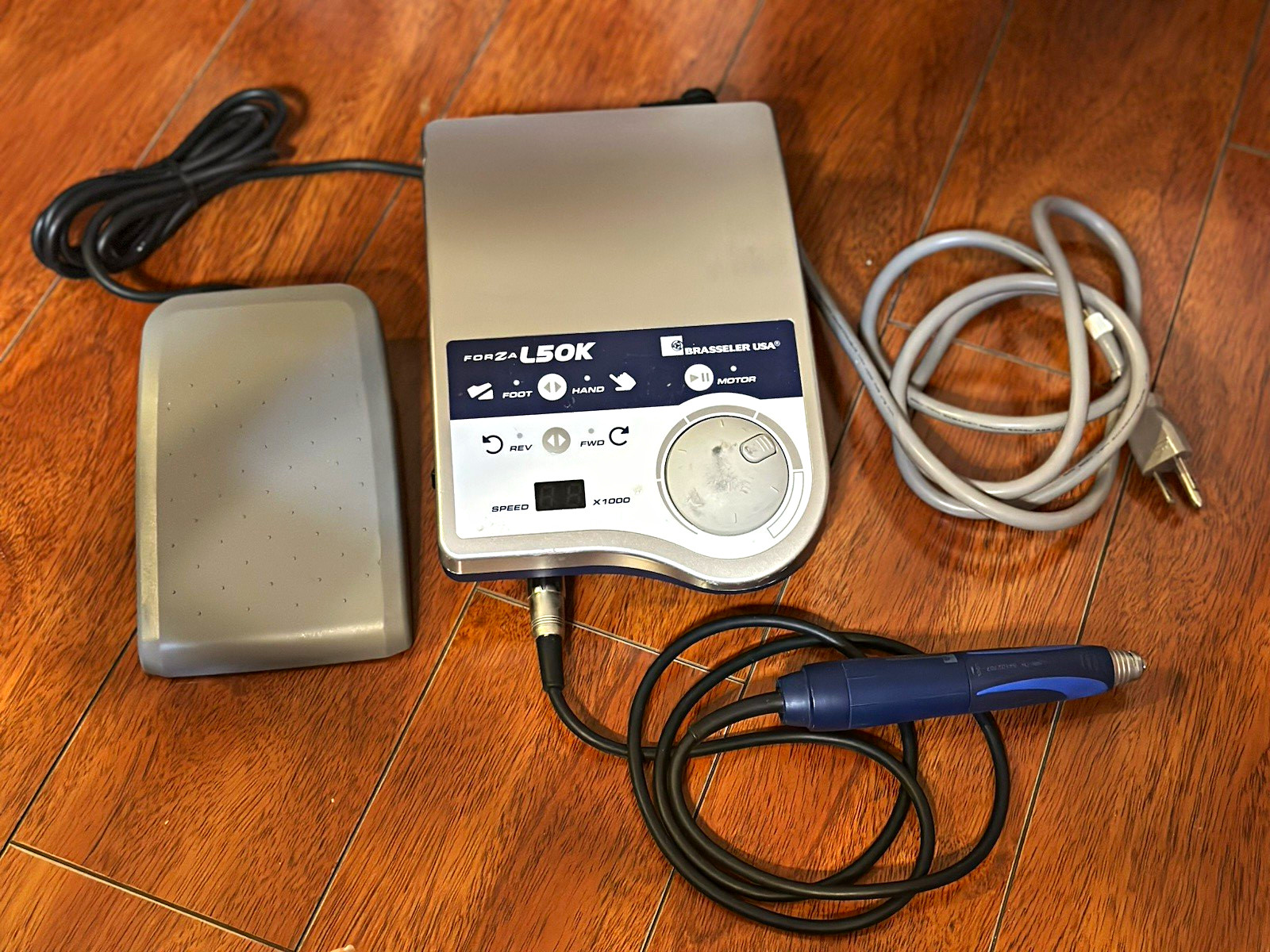 Brasseler USA Forza L50K Electric Dental Motor Control Unit w/ Foot Pedal