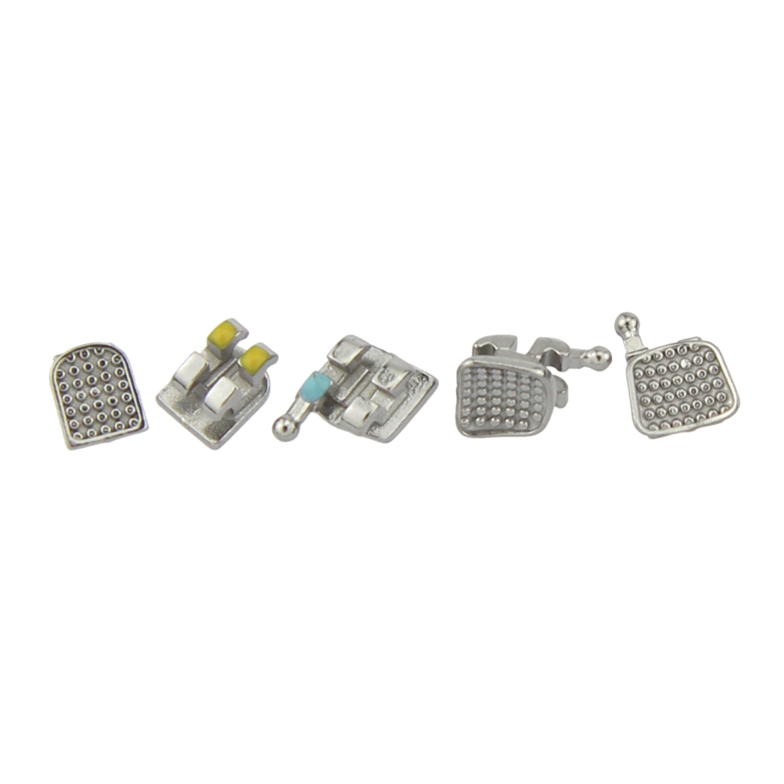 MIM MINI Orthodontic Brackets Dental MBT Roth 022 345w/h Hooks OC Metal Braces