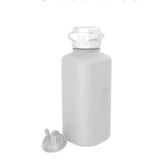 FOXX Heavy Duty 1000mL 1L HDPE Vacuum Bottle 53B VersaCap 1/4” HB 162-1102-OEM