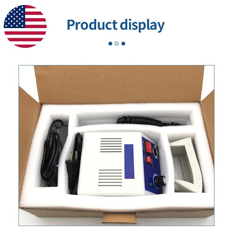 Dental Lab Electric Micromotor Polishing Unit + 35K rpm Motor Handpiece