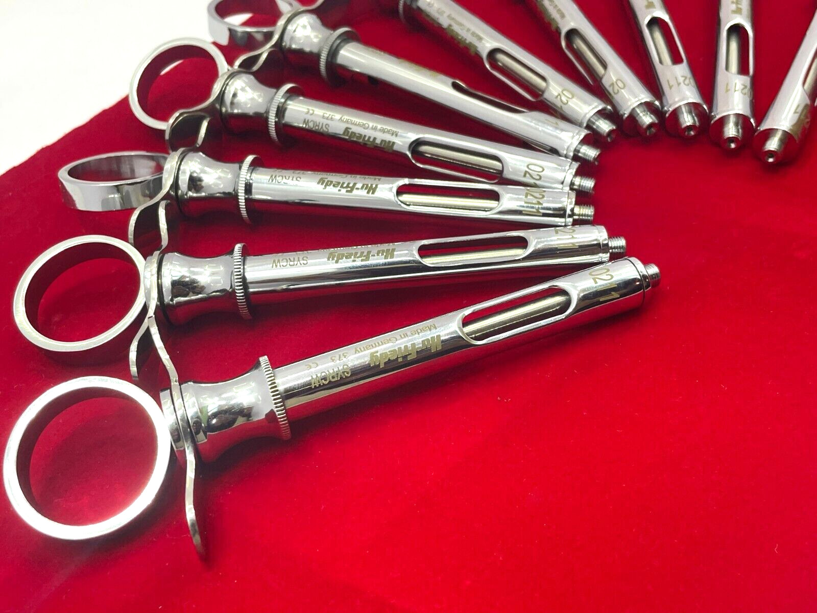 Hu-Friedy SYRCW Anesthetic Aspirator Syringe CW Cooke-Waite Winged 1.8 mL (x10)