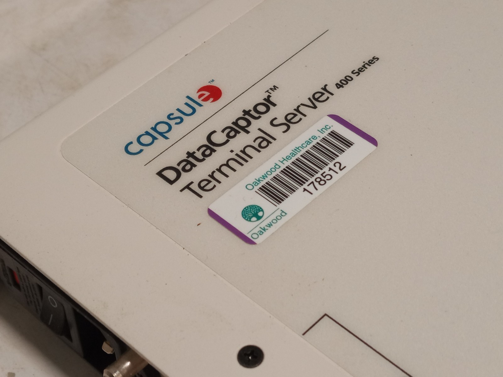 (5) Capsule DataCaptor Terminal Servers 400 Series A-01-001-003-01U, Made in USA