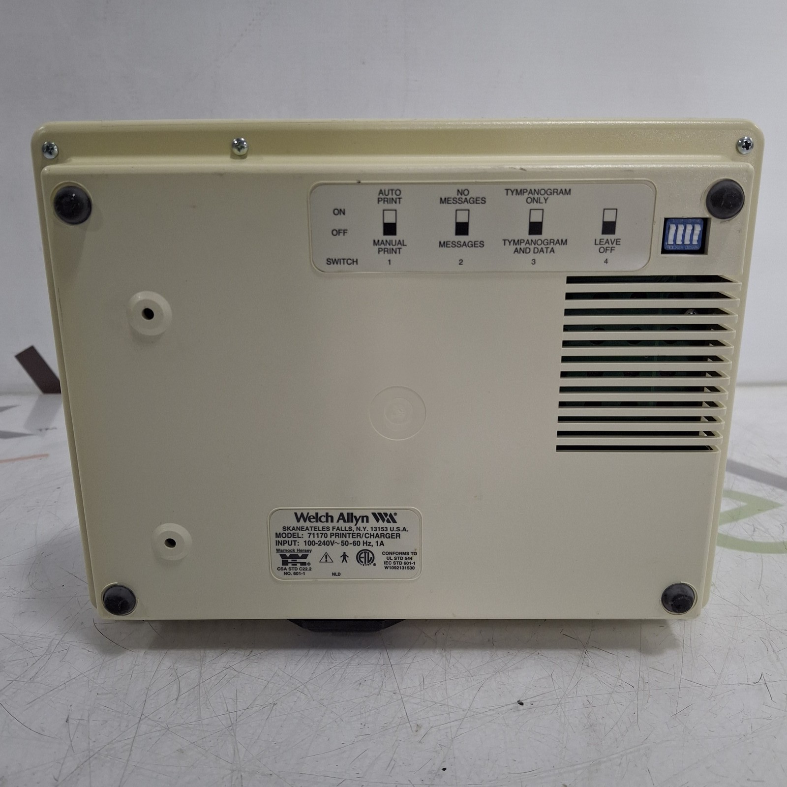 Welch Allyn 71170 Printer/Charger