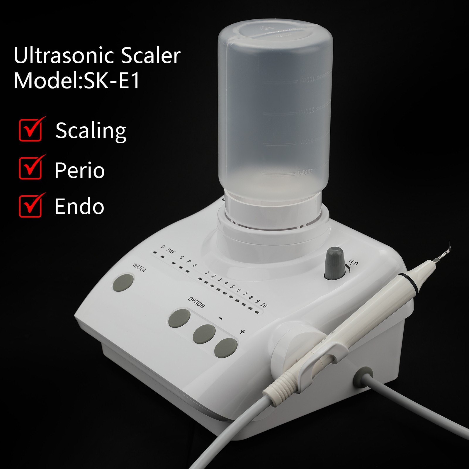Dental Ultrasonic Piezo Scaler 2 Bottles Fits EMS Cavitron Woodpecker Handpiece