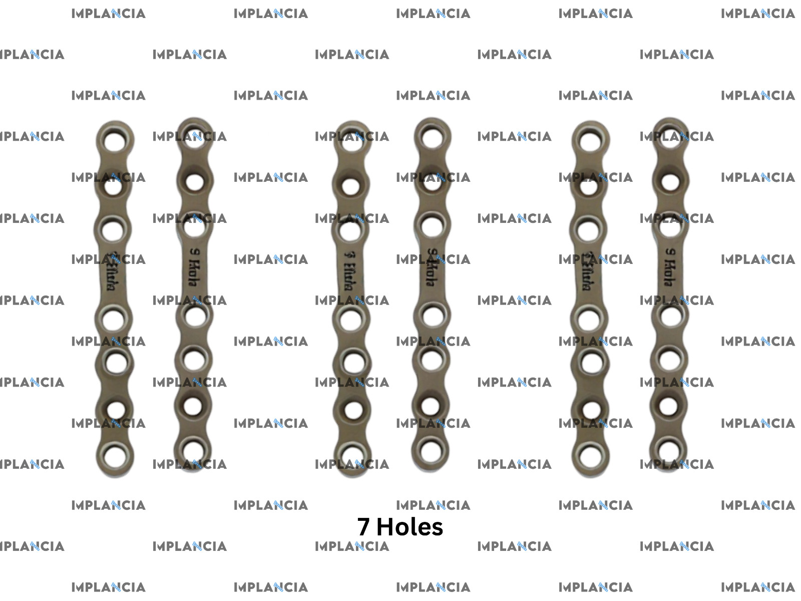 2.7mm Straight Support Plates 5-10 Holes Threaded Fasteners 83 Pcs Titanium Set