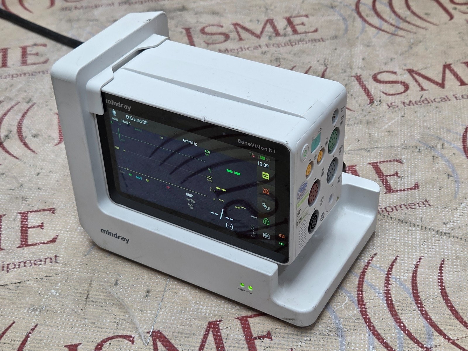 Mindray BeneVision N1 Transport Monitor Nellcor SP02 w/ Co2