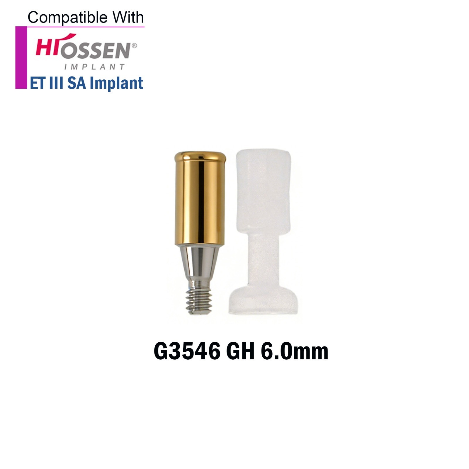 Dental Locator Abutment Anchor for HIOSSEN ET II/III SA Fixture M 3.5mm Platform