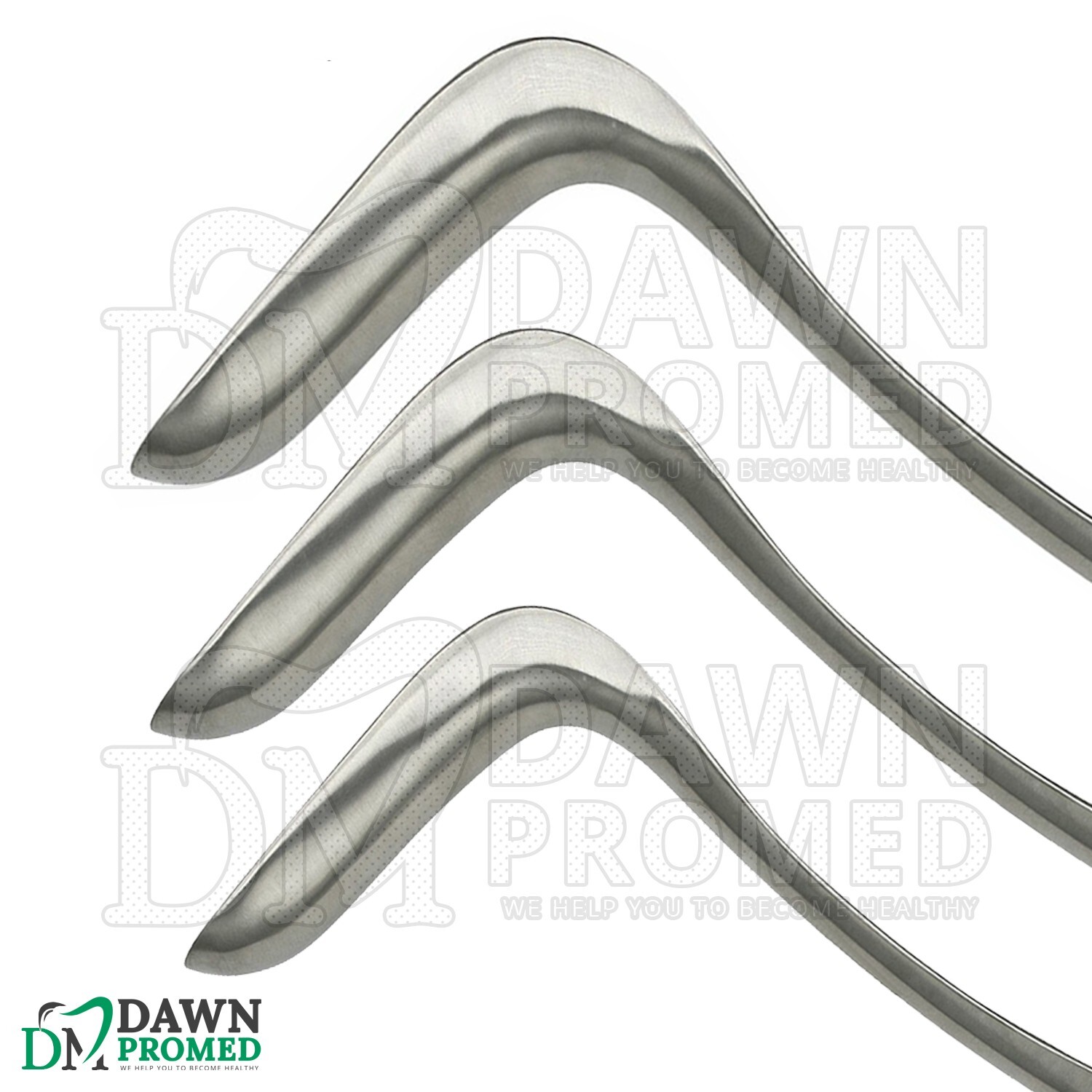 Sims Vaginal Speculum Single Ended 3 Pcs Set (S,M,L) OB/GYN Instrument German Gr