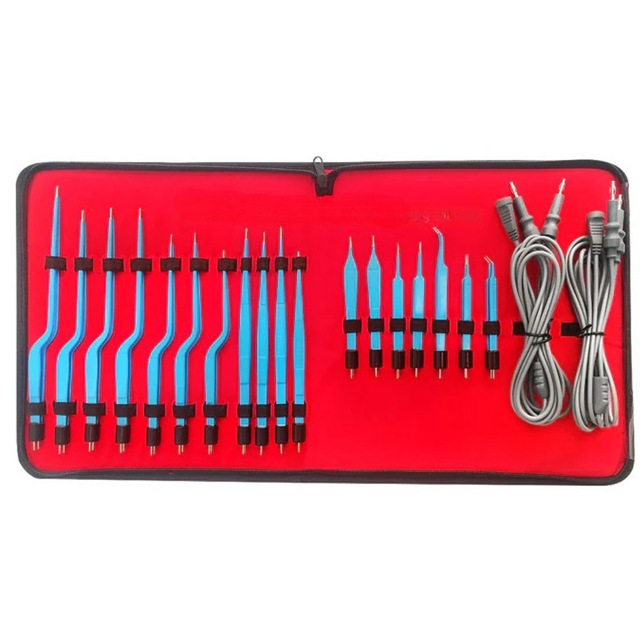 Electrosurgical Bipolar Forceps Set of 20 Pieces Electronic Accessories