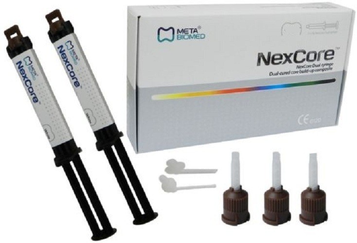 Meta Biomed Nexcore Dual Cured Core-Build Up Composite Resin Cement Dual Mix