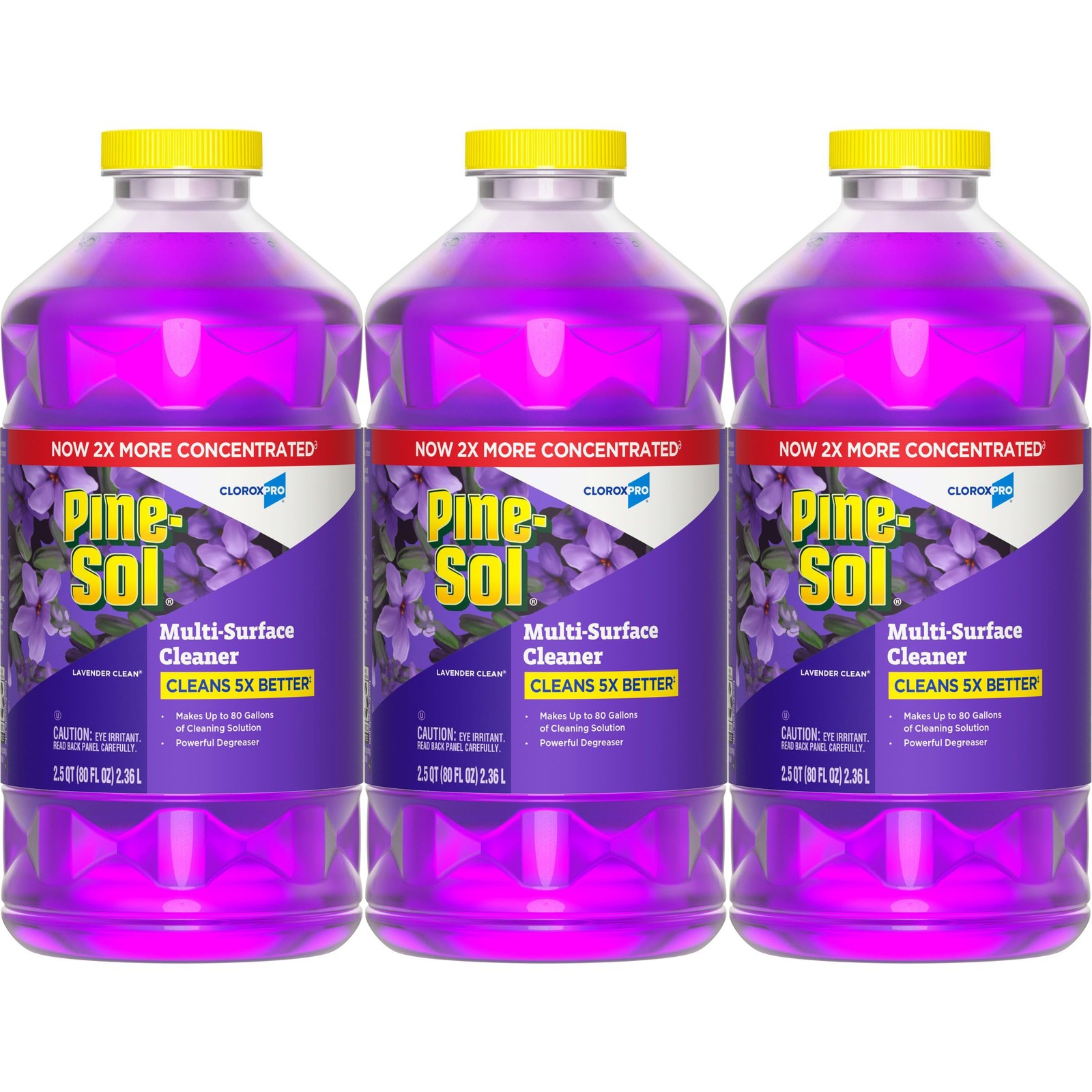 Cloroxpro Pine-Sol Multi-Surface Cleaner All Purpose Cleaner Lavender Clean 80