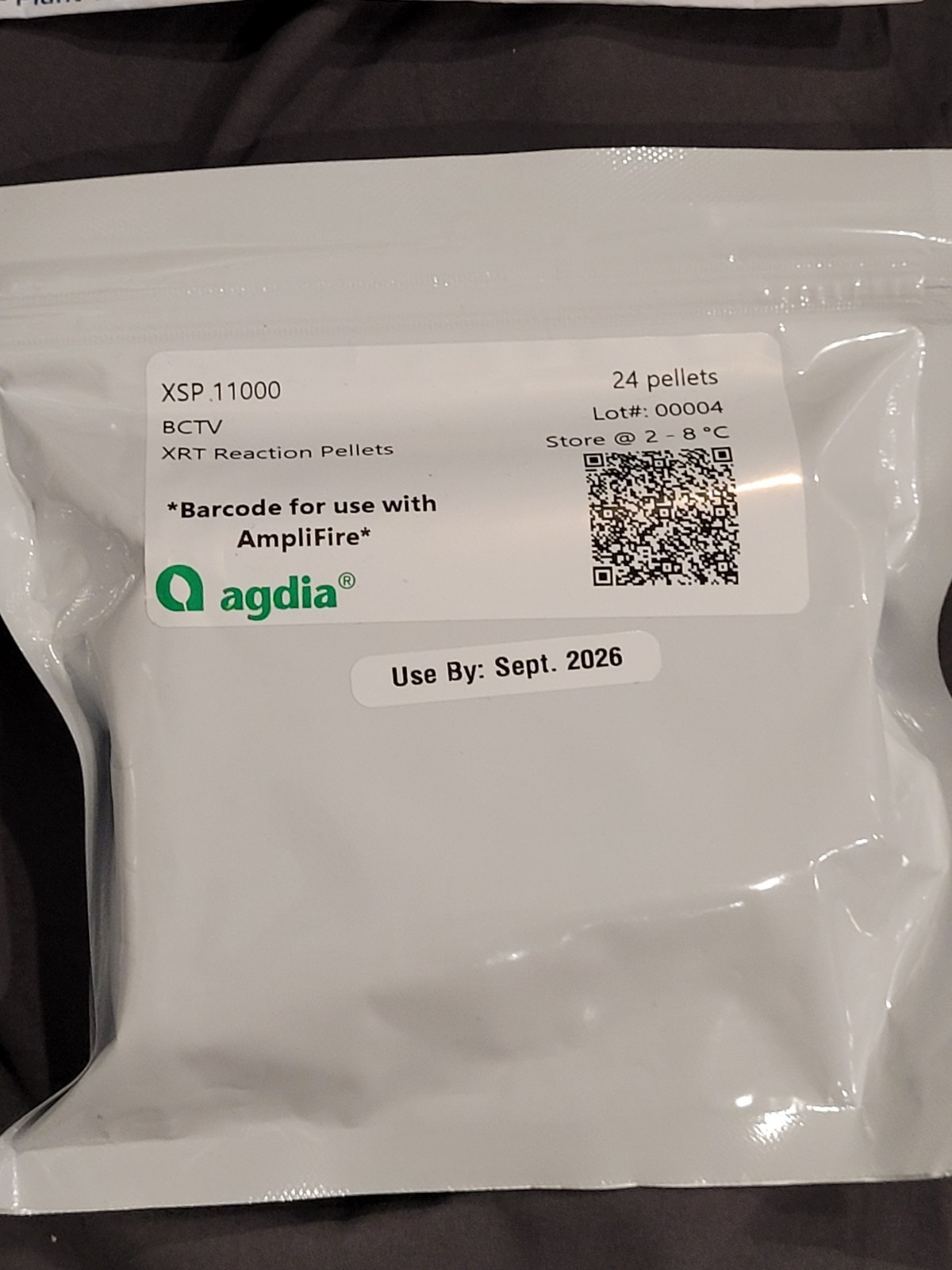 Agdia Inc XSP 11000BCTVXRT Reaction Pellets Expires 9/2026