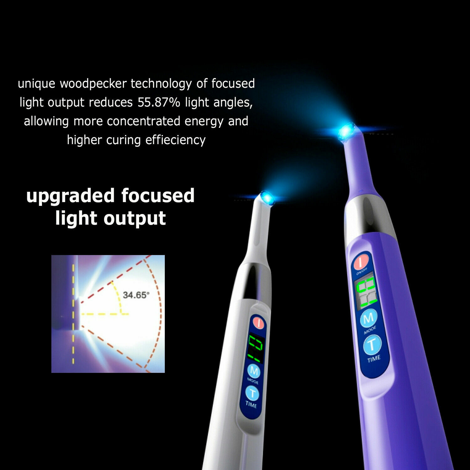 Original Woodpecke Dental iLED iLED iLED Max Curing Light 1 Second Cure Lamp