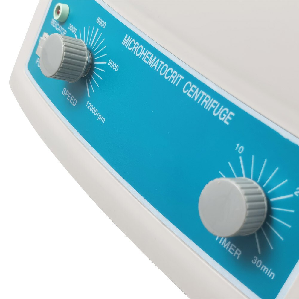 110V SH-120 Microhematocrit High Speed Electric Medical Lab Centrifuge 100W
