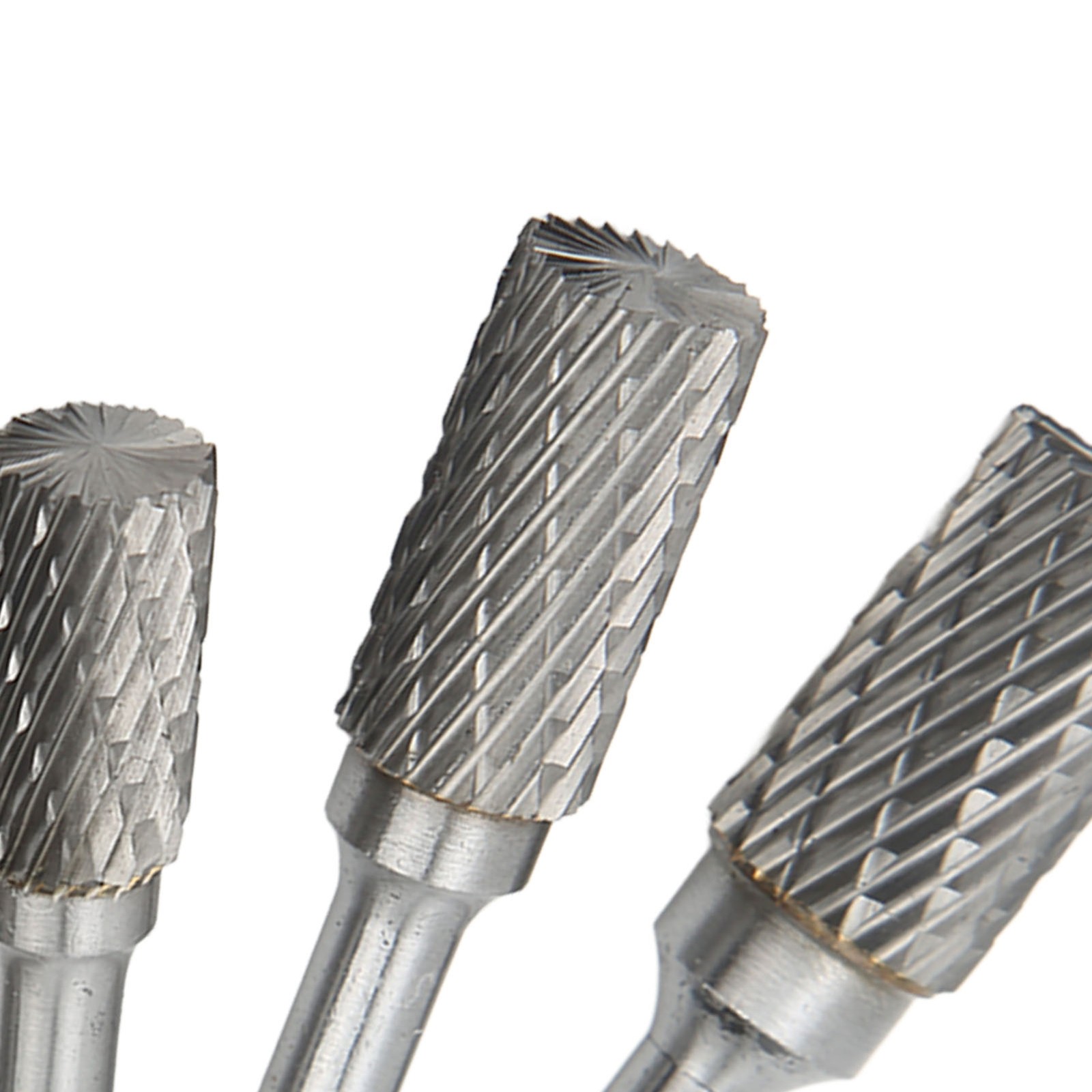 5PC Double Cut Carbide Burrs Set For Metalwork Wood Carving Grinding MLPL