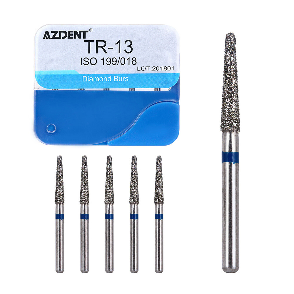 100pcs Dental Diamond Burs for High Speed Handpiece Medium FG1.6MMⅠ/ Ⅱ Type