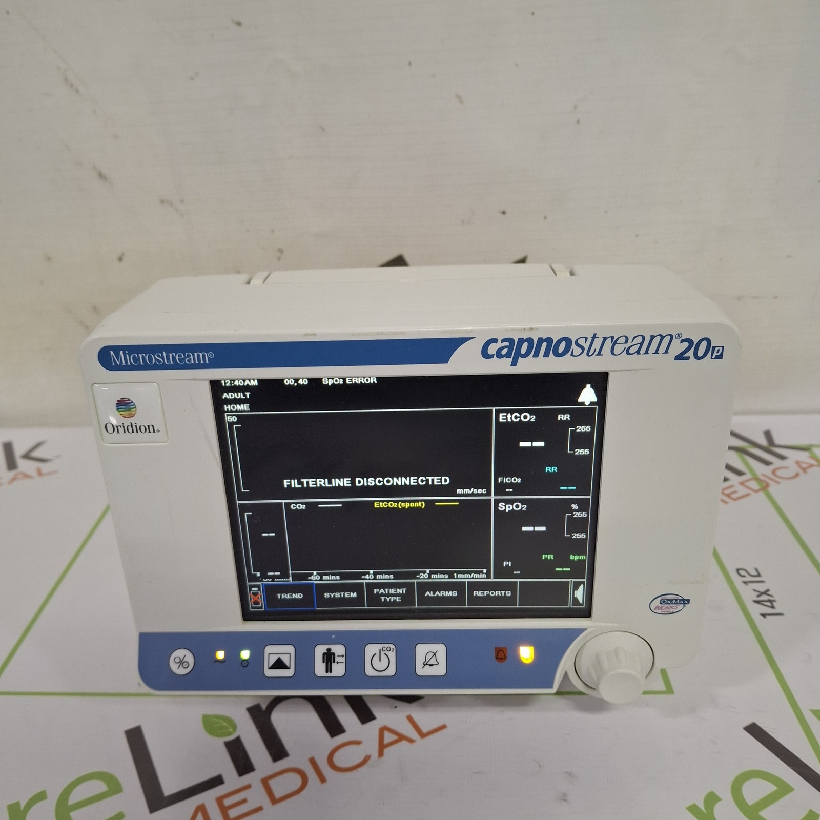 Oridion Capnostream 20P Capnography Monitor