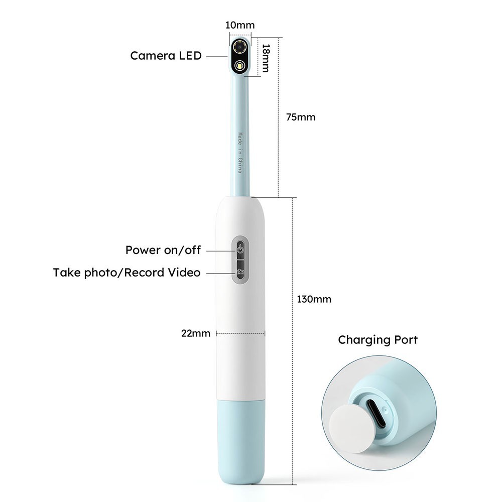 Dental WiFi Intraoral Camera LED Imaging Intra Oral Endoscope Automatic focusing