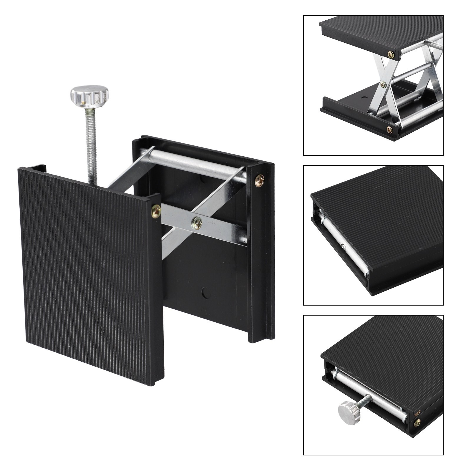 Black Plastic Lift Table for Stable Performance in Physics Experiments