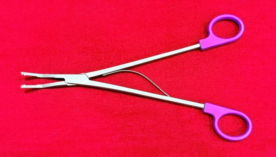 Open Surgery Hem-o-Lok Applier Purple (L Size) Reusable Surgical Instruments