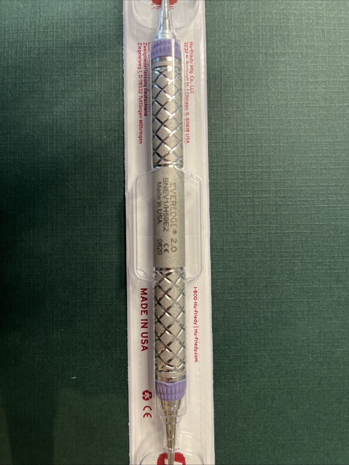 HU FRIEDY hand scaler Everedge SNEV1/H59E2 Made In USA Anterior Sickle Hoe Lot 8