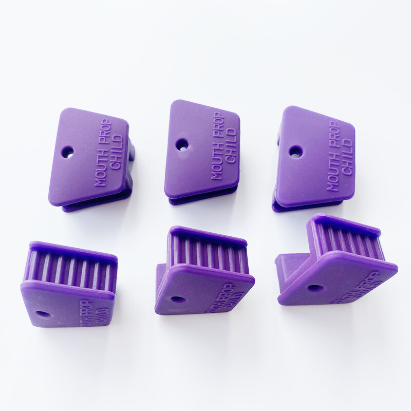Dental Mouth Props Bite Blocks Hands Free 1Step Suction Dry Airway Shield
