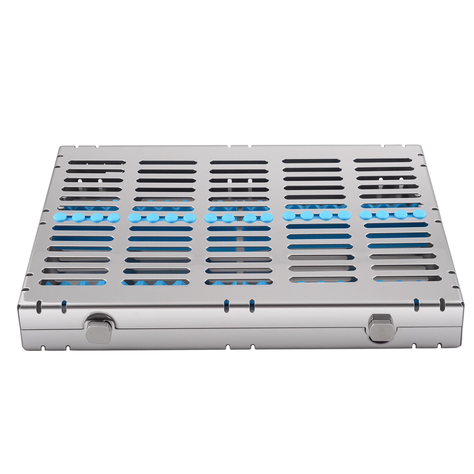 135°C Autoclavable Dental Sterilization Cassette Rack Box for 20 Grid Instrument