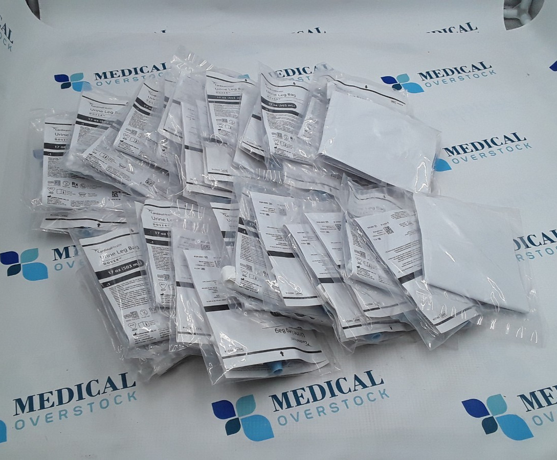 Cardinal Health Urine Leg Bag Dover 17 oz REF 145514 EXP 2030 Lot of 32