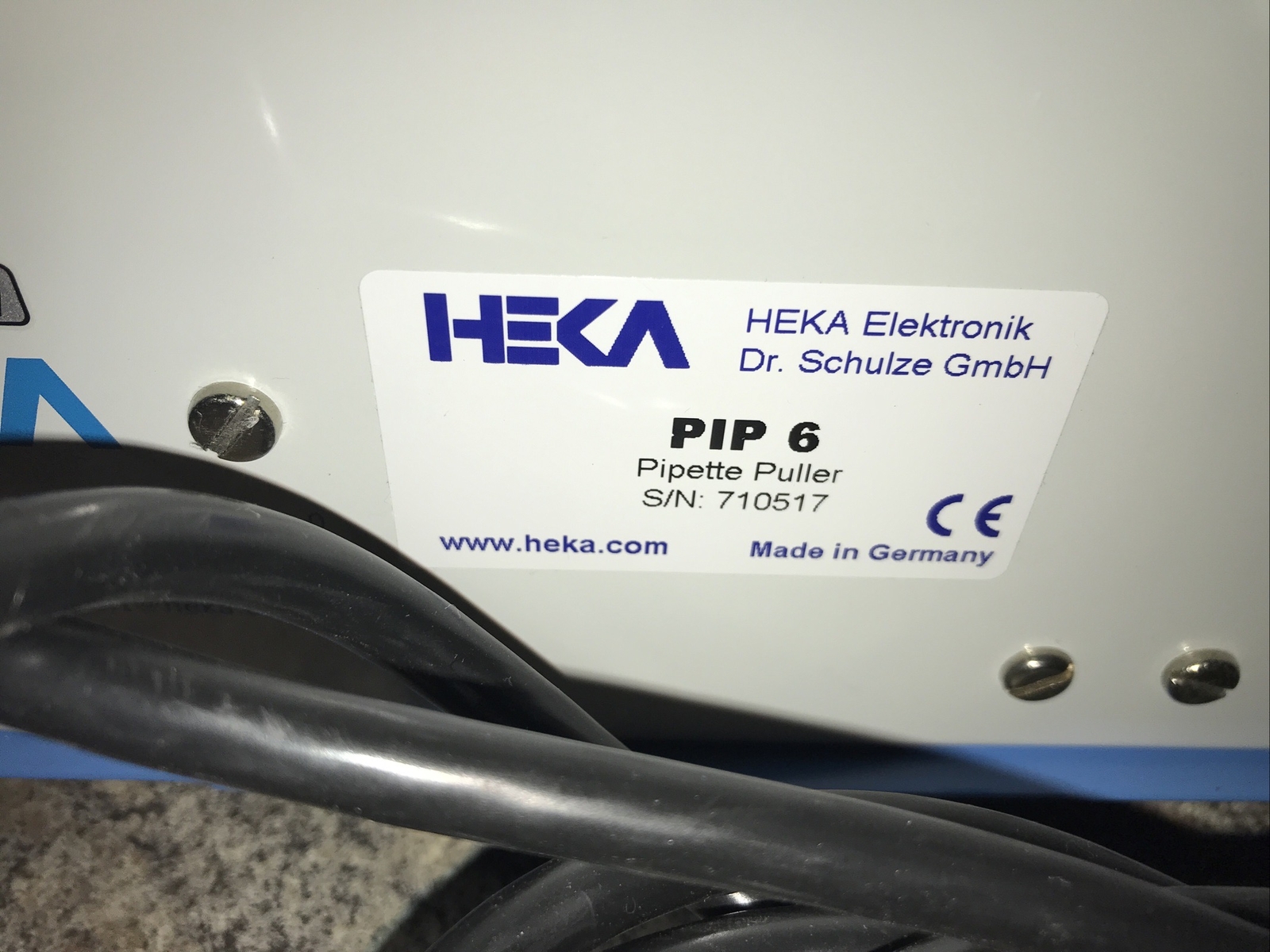 HEKA PIP 6 TEMPERATURE CONTROLLED PIPETTE PULLER