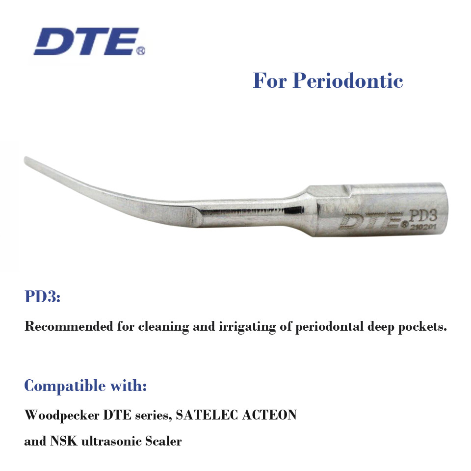 Woodpecker DTE Dental Ultrasonic Piezo Scaler Tip Scaling Endo Perio SATELEC NSK