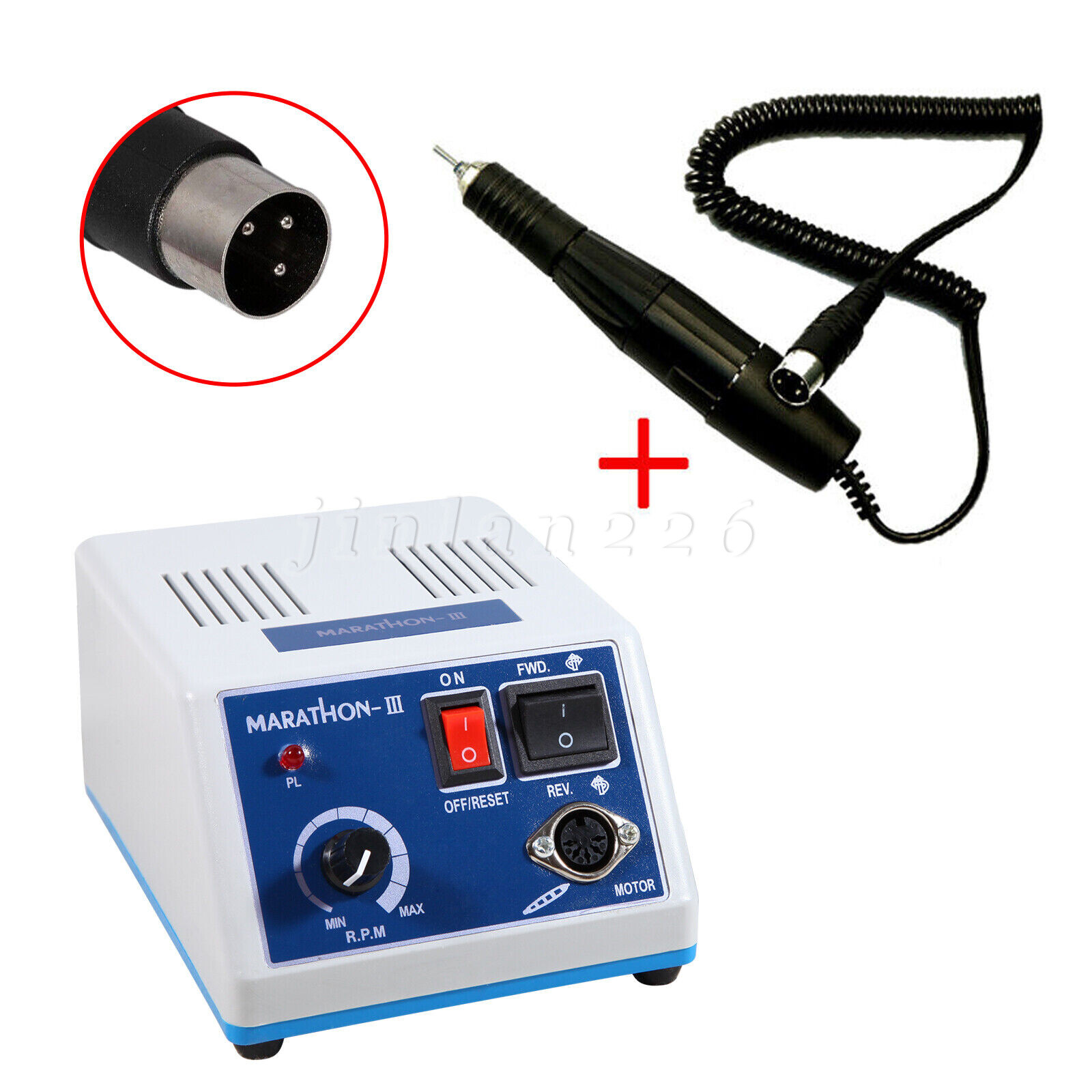 Dental Lab Marathon III Micromotor Polishing N3 Unit / 35K RPM Handpiece